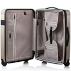 Champs Onyx II 3 Piece Luggage Set - Sand-Built-in TSA lock. Recessed TSA approved locks for added safety