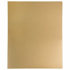 JAM Paper Heavy Duty Plastic Two-Pocket School Folders - Gold - 6 Pack-Quantity: 6 Folders per Pack | One for each subject & project