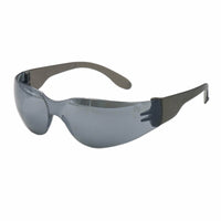 Forcefield Economy Safety Glasses - Smoke Mirror-Polycarbonate smoke and silver mirror lens safety glasses