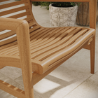 Modway Hayden Outdoor Teak Wood Armchair - Natural-Angled Frame