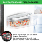 Chopzilla Vegetable Chopper and Mandoline Slicer with 4 Blades, Scraper & Container-Precision cutting every time: includes five interchangeable stainless steel blades for slicing and dicing fruits and vegetables fast and evenly
