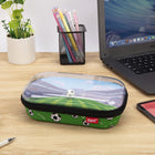ZIPIT Clear Top Soccer Pencil Case - Large Capacity Pencil Box for Boys-7