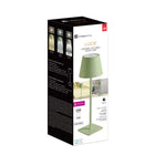 Xtricity Lucie Portable LED Touch Table Lamp - Sage-Touch activation for easy operation