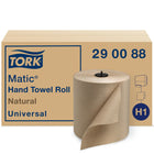 Tork Universal Towels, Natural, 700' - 6 Pack-Paper roll towels suitable for H1 Tork Matic Hand Towel Dispenser Systems: A large offering of dispensers and refills that ensure combinations to suit varying types of business needs