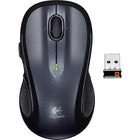 Logitech M510 Wireless Mouse, Black (910-001822)-Soft side grips and a comfortable shape