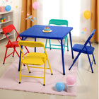 Homy Casa Colourful Kid's 5-Piece Table & Chairs Set-Easy-Carry Handle - Built-in carry handle makes it simple for parents or teachers to move and store the set with ease.