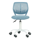 Homy Casa Colorful Fabric Teen Task Chair - Curio Blue-Adjustable Height: Customize the chair’s height with a 4.7-inch adjustable range to suit your comfort needs