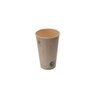 Eco-Packaging Compostable Hot Cup - 16 oz. - Natural - 1000 Pack-1000/Case