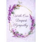 Rosedale 5-1/2" x 8" General Sympathy Greeting Cards/Envelopes - 12 Pack-Card shop quality greeting cards