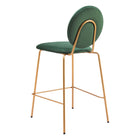 Zuo Odessa Counter Stool - Green/Gold - Set of 2-6