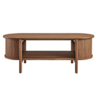 Modway Cadence Coffee Table - Walnut-Assembly Required
