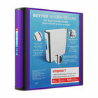 Staples Better Binder - 2" - Purple-Longer lasting, easier to use