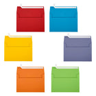JAM Paper A9 Coloured Invitation Envelopes with Peel and Seal Closure - 5-3/4" x 8-3/4" - Assorted Primary Colours - 150 Pack-Size: A9 (5.75 x 8.75 inches)