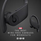 Beats by Dre Powerbeats Pro Wireless Bluetooth Earphones - Black-Earbuds connect independently via Class 1 Bluetooth for extended range and fewer dropouts