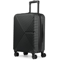 Bugatti Berlin 21.50" Hardside Carry-On Luggage - Charcoal-Made from a durable blend of ABS and polycarbonate for maximum strength