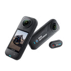 Insta360 X5 BMW Motorrad Edition Motorcycle Camera - 360° Video - Mini Remote - Black-Easy reframing, BMW Motorrad mini remote