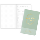 Mead Moments Golf Journal - 3-1/2" X 5-1/12" - 48 Pages-Designed for on course convenience. Compact and portable, this journal measures 3 1/2" x 5 1/2" and fits easily in your golf bag or back pocket.