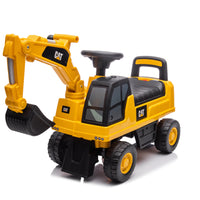 Freddo Caterpillar Foot to Floor Ride-On for Toddlers- Yellow-Authentic Caterpillar Design: This foot-to-floor ride-on is designed to mimic a Caterpillar construction vehicle, making it an exciting toy for young children who love big machines