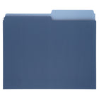 Merangue File Folders - Letter Size - Blue Swirl - 3 Pack-Fits standard letter-size documents and papers