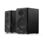 Edifier R33BT Bluetooth Active Computer Speaker System - Black-Equipped with Bluetooth V5.0 and a 3.5mm AUX input, these Edifier R33BT bookshelf speakers seamlessly connect to a wide range of devices, from smartphones and laptops to PCs and tablets