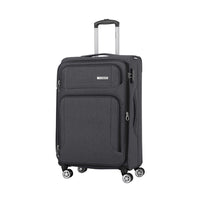 Samsonite ZoomR 360 Spinner Medium Luggage - 27.5" - Grey-Constructed of durable 100% polyester fabric