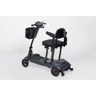 Monarch Genie Ultralight Folding Mobility Scooter - Black-Airline friendly design supports convenient travel use