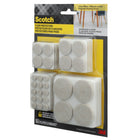 Scotch Felt Pads Value Pack - Beige - 162 Pack-Reliable protection from nicks, dents and scratches