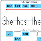 Ashley Productions Smart Poly Touch-Stik Phonics Tiles & Mat - Sentence Building Set - 100 Tiles-Reuse again and again. Sticks and removes easily without leaving any residue on Smart Poly surface.