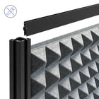 Luxor Modular Studio Wall - 70" W x 70" H -Integrates with the Room Divider System for scalable layouts