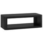 Hudson&Canal Kellan 47"W Rectangular Coffee Table - Black Grain-A modern contemporary design for your living room, den, and more