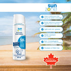 Sunzone SPF 50+ Ultra Sunscreen Mini Spray - 50ml - 24 Pack-80 minutes water resistance
