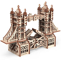 Mr.Playwood Tower Bridge S 3D Wooden STEM Model - Set of 226-Eco-friendly 3D STEM model to assemble and customize at school or home