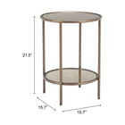 Zuo Anelli Side Table - Bronze-6