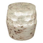 Zuo Pam Side Table - Antique Beige-Dimensions: 22.0" L x 22.0" W x 21.7" H