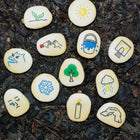 Yellow Door Self-Regulation Stones 12-Piece Set-Safe for children aged 2+.