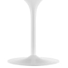 Modway Pursuit 40" Dining Table - Walnut White-Assembly Required