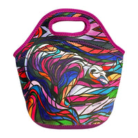 Oscardo Salmon Hunter by Don Chase Lunch Bag-Authentic Indigenous Art Designs - Showcases stunning artwork by First Nations, Inuit, and Métis artists from across Canada, bringing Indigenous culture and creativity to everyday life