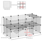 PawHut 28" H 36-Panel Pet Playpen with Door-Castle modeling transforms it into the ideal home accent 