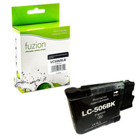 fuzion Brother LC506XLK Compatible Inkjet - High Yield - Black-Black