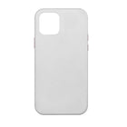 General Supply Goods + Co iPhone 12 12 Pro Vegan Leather Case with Metallic Buttons and MagSafe Compatible - Silver Grey-Compatible with: iPhone 12/12