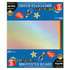 Royal Brites Mini Metallic Poster Board - 12" x 14" - Assorted - 10 Pack-Elegant and durable