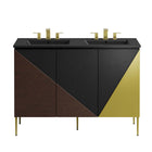 Modway Alchemist 48" Double Sink Bathroom Vanity - Black-8