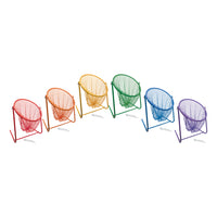 Champion Sports Target Net Set Outdoor Game-Assorted (Red, orange, yellow, green, blue and purple)