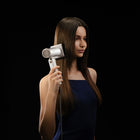 Mova Flip 10 Hair Dryer - White-Versatile Styling On the Go: Interchangeable nozzles let you dry, curl, and smooth with ease—for personalized styling anytime, anywhere.