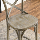 Modway Gear Bar Stool - Grey-Weight Capacity: 330 lbs.
