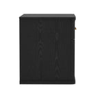 Manhattan Comfort Clifford Traditional 1-Drawer Nightstand - Black-Home Assembly Required (All Hardware Included)