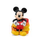 tonies Disney: Mickey Mouse Clubhouse Tonie Figurine - French-Tracklist (in French): 1. Bingo (chanson) 2. Mes amis et moi (chanson) 3. Petit Coup de Main (chanson) 4. Le courrier mélangé de Mickey (histoire) 5. La Maison de Mickey le Martien (histoire) Total Run Time: Approx. 38 minutes