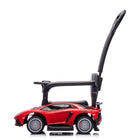 Freddo Lamborghini 3-in-1 Ride On Toy Car - Red-Dazzling LED Lights: Features front LED lights for an exciting ride, enhancing visibility and adding a touch of realism