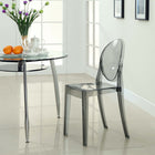 Modway Casper Dining Side Chair - Smoke-Sturdy Polycarbonate