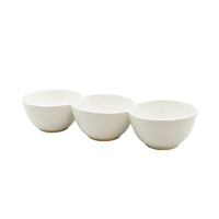 Bowring Lexy 3 Section Server - White-Simple, beautiful and modern serving piece